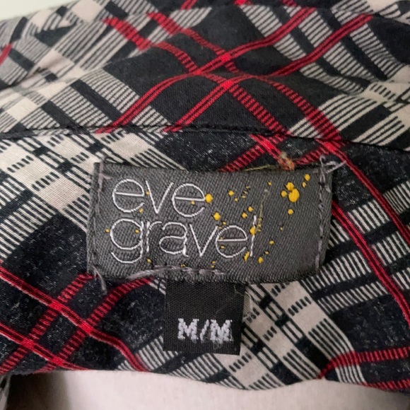 Eve Gravel Plaid Shirt, Size M - Picture 11 of 15
